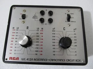 Caja de circuitos de resistencia/capacitancia RCA WC-412A - SIN PROBAR - Imagen 1 de 6