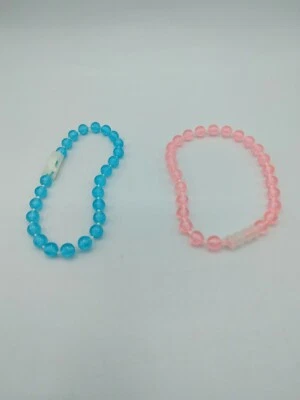 Pretty Pretty Princess 1999 Juego de Mesa AZUL Y ROSA Pulsera Repuestos Foto 1 de 2