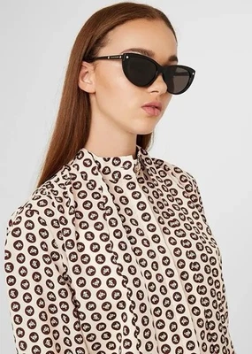 Alexander McQueen White Sunglasses with Case and Cloth - Image 1 of 4