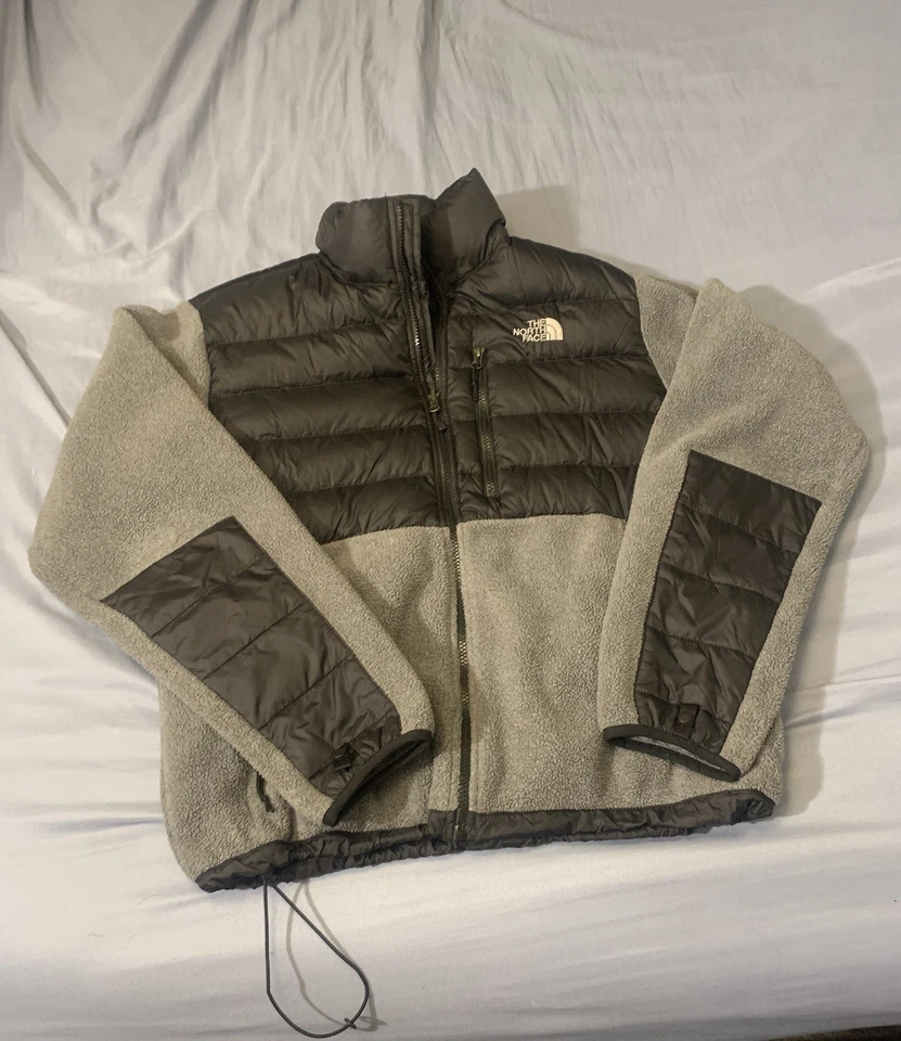 The North Face Denali Polartec 550 Goose Down Grey Men Jacket Sixe Medium - Image 1 of 4
