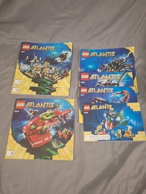 LEGO Atlantis Instructions Manual Lot 8061 8079 8075(2) 8058 8076 7978