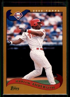 2002 Topps Marlon Anderson #269 Philadelphia Phillies - Image 1 of 2