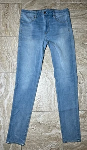 Jeans donna American Eagle taglia 12 blu 360 super elasticizzato jeggings comodo - Foto 1 di 3