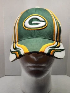 Reebok NFL Team Apparel Green Bay Packers Fitted L/XL Cap ~ GOOD USED CONDITION  - Picture 1 of 8