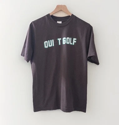 Nueva camiseta gráfica de golf Qui*t silenciosa para hombre Foto 1 de 4