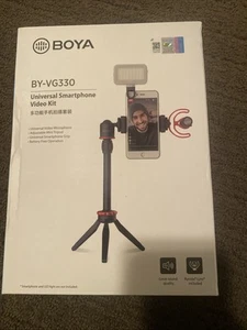 BOYA BY-VG330 Cardioid Shotgun Microphone Smartphone Video Kit Youtuber vlogNIB - Photo 1 sur 3