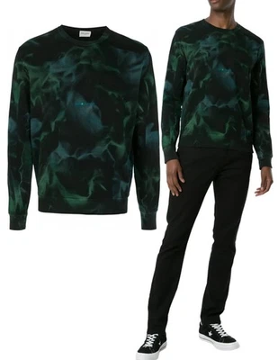SAINT LAURENT SS '20 Hombre XL Tie-Dye Algodón Polar Sudadera Foto 1 de 4