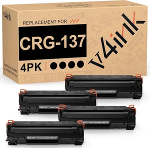 v4ink 4PK Kompatybilny z tonerem CRG137 Zamiennik do Canon 137 - Zdjęcie 1 z 4