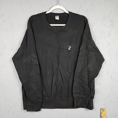 Sudadera Kaws Peanuts Uniqlo Para Hombres XL Negra Bordada Logotipo Snoopy Colaboración Foto 1 de 4