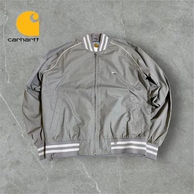Chaqueta corta de nailon Carhartt Grandpa Core beige talla L para hombre con ... - Imagen 1 de 4