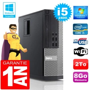 PC DELL 990 SFF Core I5-2400 RAM 8Go Scheibe 2 Zu Wifi W7 - Bild 1 von 4