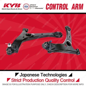 2 x KYB Front Lower LH+RH Control Arms for Toyota Corolla ZZE122R 1.8L FWD 01-07 - Picture 1 of 2