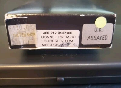 Bolígrafo Parker Sonnet Fougere de plata de ley y oro Foto 1 de 4