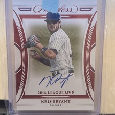 Kris Bryant Auto #4/7 2022 Panini Flawless League MVP #FA-KB