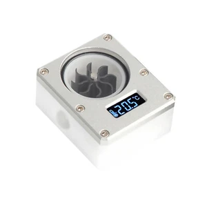 Water Flow Meter Indicator with Temperature Sensor System Monitor VA LCD Screen - Photo 1/20