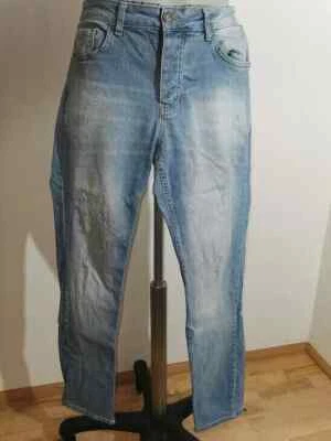 Jeans Blau Gr 34 Länge 32 Rißoptik Merish Baumwolle III10 - Bild 1 von 3