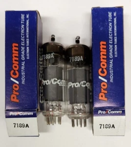 Pro/Comm - 7189A - Vacuum Tubes - Quantity (2) - NOS - Tests Good - Picture 1 of 1