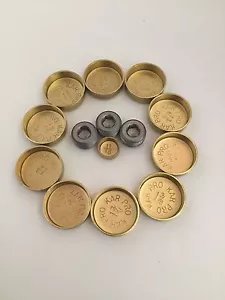 Brass Freeze Plug Kit 4.7L V8 Dodge Truck Jeep 99-2010 "J,N,P" - Picture 1 of 6
