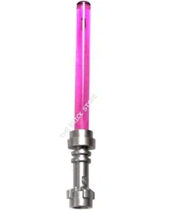 1 X OFFICIAL LEGO - STAR WARS LIGHTSABERS - METALLIC / TRANS PINK - FAST - NEW - Picture 1 of 1