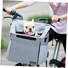 Pet Carrier Bicycle Basket Bag Pet Carrier/Booster Backpack for Dogs and Grey