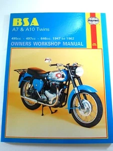 BSA A7 & A10 500 650 twins Haynes maintenance workshop manual 1947 - 62 NEW - Picture 1 of 1