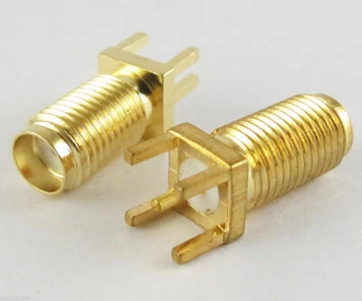 10pcs SMA RF Female Board Mount Coaxial Connector SL - Image 1 of 3
