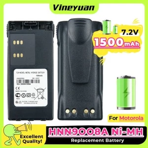 1X HNN9008A 1500mAh Ni-MH Bateria do Motorola PRO5150 HT750 HT1250 GP328 HT1550 - Zdjęcie 1 z 12