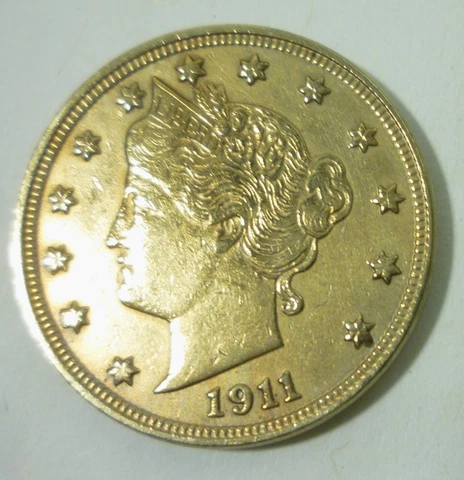 1911 Liberty Head V Nickel Choice AU Cover