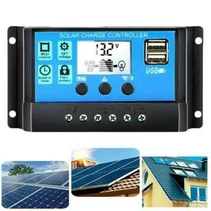 LADEREGLER SOLARPANEL 12V/24V 10A CONTROLLER BOOT AUTO WOHNMOBIL - Bild 1 von 6