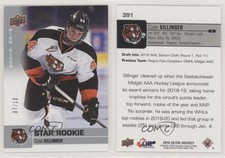 2019-20 Upper Deck CHL Star Rookie SP High Gloss /10 Cole Sillinger #391