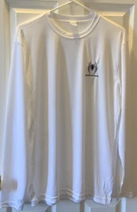 Mens Long Sleeve Running T-shirts Medium NEW Sport-Tec With Spider Logo - Picture 1 of 3