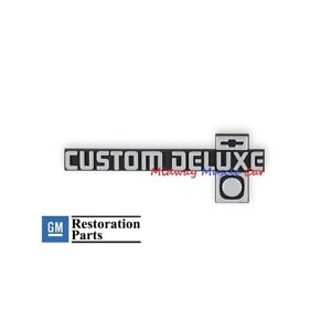 Custom Deluxe Dash Emblem 81-87 Chevy Blazer K5 Pickup C10 K10 C1500 C20 K20
