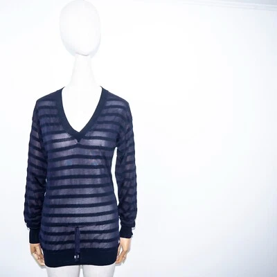 Burberry London Women's Purple V-Neck Pullover Sweater Size 40 / S-M  - Image 1 of 4