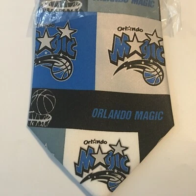 Corbata NBA Orlando Magic Neck Ralph Marlin Silk 2004 Nuevo de Lote Antiguo Baloncesto Foto 1 de 4