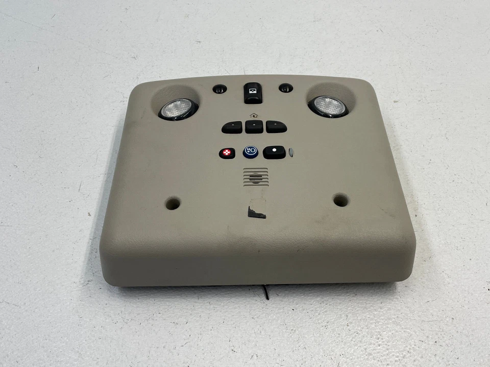 2003-2007 Hummer H2 Front Overhead Dome Light Lamp Switch Panel Trim 1489 OEM - Image 1 of 4