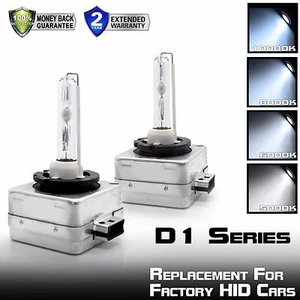 2 NEW! D1S Factory OEM HID Replacement Xenon Headlight Light Bulbs - 5K 6K 8K - Picture 1 of 4