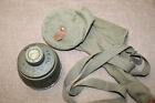 Original WW2 Swedish Army M39 Gas Mask Filter (Unused) in Canvas Carrying Pouch