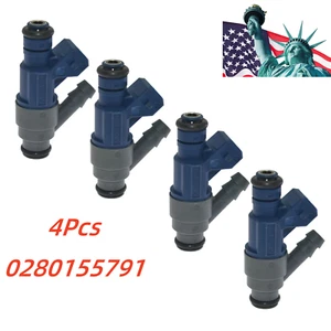 Set of 4 Fuel Injector 0280155791 For 98-00 Volkswagen Golf Jetta Beetle 2.0L - Picture 1 of 11