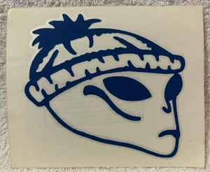 Blue Alien DECAL STICKER Impact Vinyl Graphics 1998 - Picture 1 of 3