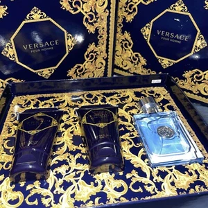 Pour Homme 3 Piece Gift Set with 1.7 Oz by Versace NEW For Men - Picture 1 of 5