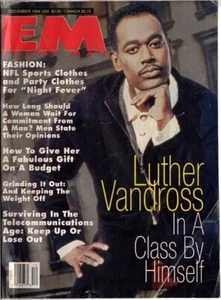 EM EBONY MAN magazine December 1994 Luther Vandross Ken Griffey Jr. Chante Moore - Picture 1 of 3