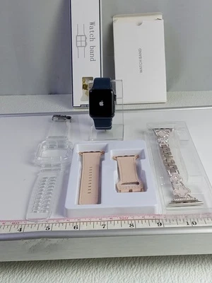 Apple Watch Series 3 38mm Silver Aluminium Case with extra bands - Image 1 of 4