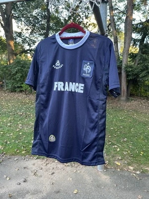 Camiseta de fútbol Evercool Sports vintage de Francia talla pequeña/mediana nueva con etiquetas Foto 1 de 4