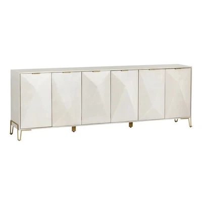 Westerdale Six-Door Sideboard - White - Contemporary, Transitional - Image 1 of 4