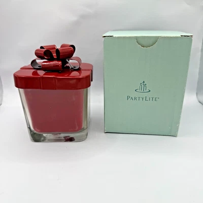 Tarro de regalo Partylite retirado 9,91 oz vela canela y bayberry nuevo de stock Foto 1 de 4