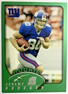2002 Topps Collection Jeremy Shockey #317 Rookie RC New York Giants - Picture 1 of 2
