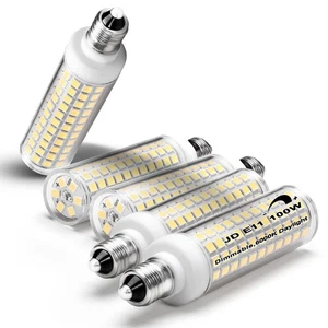 E11 Led Bulbs 120V 100W Halogen Candelabra Bulbs Equiva Dimmable,T3 T4 Mini B... - Picture 1 of 6