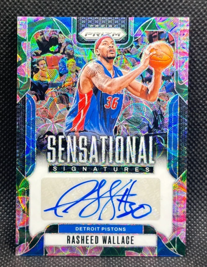 Panini Rasheed Wallace Basketball Sports Trading Card Singles for