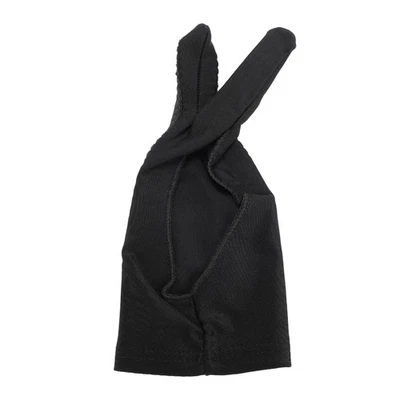 L 4 Pack Artist Drawing Glove Right Left Hand 3 Layer Two Finger Smooth Ela OU - Image 1 of 4