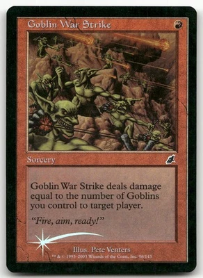 Goblin War Strike #96 (Foil) (LP) Scourge SCG Magic MTG - Image 1 of 2